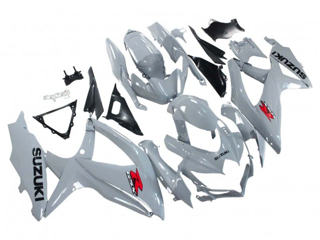 Carenagens Moto Suzuki GSXR 600 / GSXR 750 2008-2010 - Cinzento Brilhante