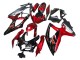 Carenagens Moto Suzuki GSXR 600 / GSXR 750 2008-2010 - Vermelho Preto Brilhante