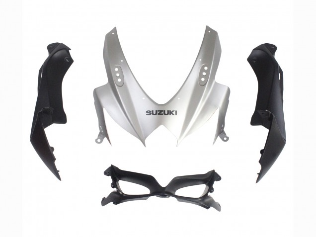 Carenagens Moto Suzuki GSXR 600 / GSXR 750 2008-2010 - Prata Preto Fosco
