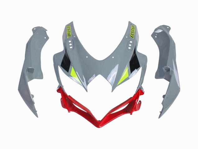 Carenagens Moto Suzuki GSXR 600 / GSXR 750 2008-2010 - Cinzento Amarelo Vermelho
