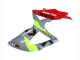 Carenagens Moto Suzuki GSXR 600 / GSXR 750 2008-2010 - Cinzento Amarelo Vermelho