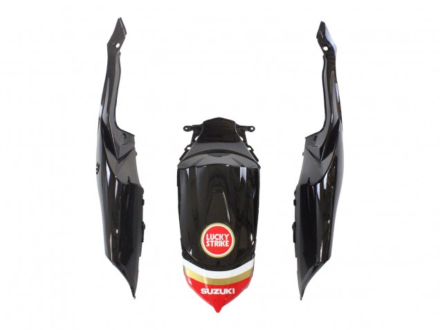 Carenagens Moto Suzuki GSXR 600 / GSXR 750 2008-2010 - Preto Brilhante Vermelho Branco Motul Lucky Strike