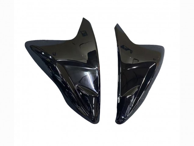 Carenagens Moto Suzuki GSXR 600 / GSXR 750 2011-2024 - Preto Brilhante Forjado Fibra de Carbono Prata Vermelho