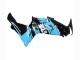 Carenagens Moto Suzuki GSXR 600 / GSXR 750 2011-2024 - Preto Brilhante Azul Claro