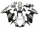 Carenagem Moto Suzuki GSXR 600 / GSXR 750 2011-2024 - Preto Brilhante Prata