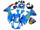 Carenagens Moto Suzuki GSXR 600 / GSXR 750 2011-2024 - Azul Ouro Vermelho Preto Rizla