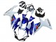 Carenagem Moto Suzuki GSXR 600 / GSXR 750 2011-2024 - Branco Azul Vermelho