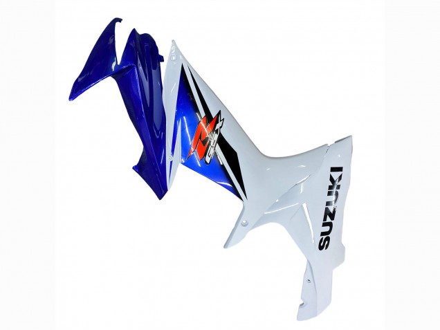 Carenagem Moto Suzuki GSXR 600 / GSXR 750 2011-2024 - Branco Azul Vermelho