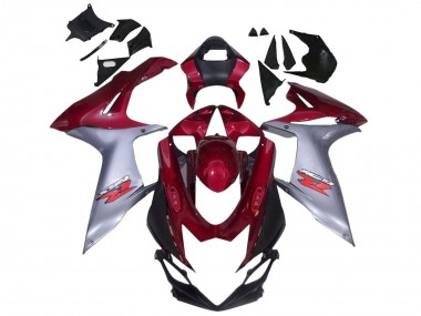 Carenagens Moto Suzuki GSXR 600 / GSXR 750 2011-2024 - Vermelho Prata