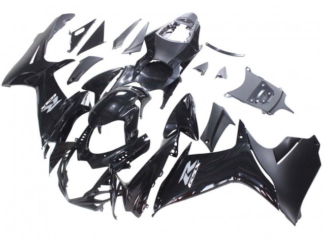 Carenagens Moto Suzuki GSXR 600 / GSXR 750 2011-2024 - Preto Brilhante Preto Fosco Branco Decal