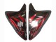 Carenagens Moto Suzuki GSXR 600 / GSXR 750 2011-2024 - Preto Brilhante Vermelho Chama