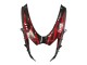 Carenagens Moto Suzuki GSXR 600 / GSXR 750 2011-2024 - Preto Brilhante Vermelho Chama