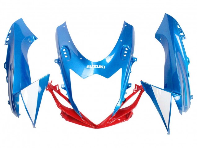 Carenagens Moto Suzuki GSXR 600 / GSXR 750 2011-2024 - Azul Branco Vermelho