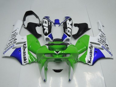 Carenagens Moto Kawasaki ZX9R 1994-1997 - Verde Branco Azul