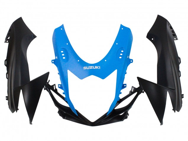 Carenagem Moto Suzuki GSXR 600 / GSXR 750 2011-2024 - Azul Preto Fosco