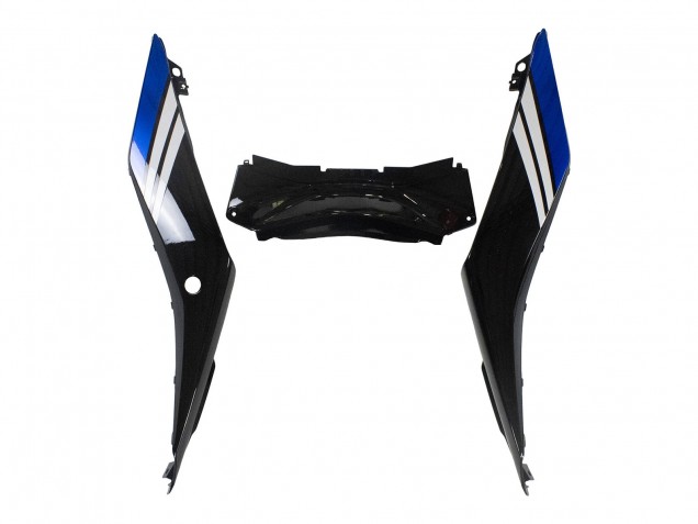 Carenagem Moto Yamaha YZF R3/R25 2015-2018 - Azul Preto Brilhante