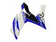 Carenagens Moto Yamaha YZF R3/R25 2015-2018 - Branco Azul Preto Corrida