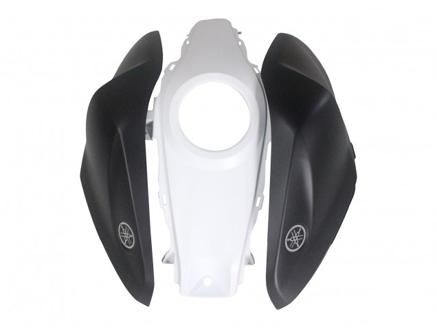 Carenagem Moto Yamaha YZF R3/R25 2015-2018 - Branco Vermelho Preto Fosco