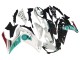 Carenagens Moto Yamaha YZF R3/R25 2015-2018 - Branco Verde Preto Brilhante