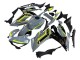 Carenagens Moto Yamaha YZF R3/R25 2015-2018 - Nardo Cinzento Amarelo Néon Preto