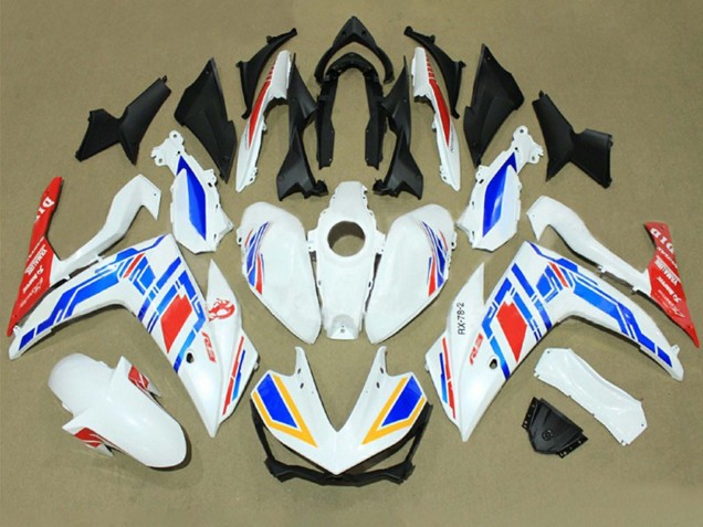 Carenagens Moto Yamaha YZF R3/R25 2015-2018 - Branco Azul Vermelho Yamalube
