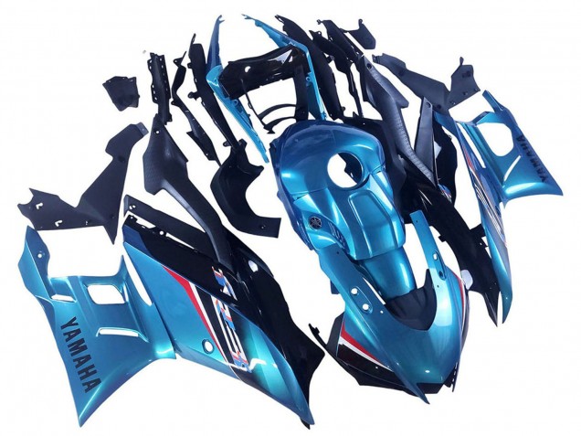 Carenagem Moto Yamaha YZF R3/R25 2019-2021 - Azul Preto