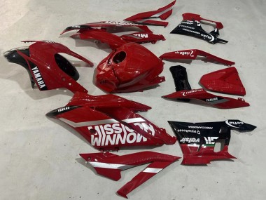 Carenagens Moto Yamaha YZF R3/R25 2019-2021 - Vermelho Escuro Branco Prata Preto Valsir