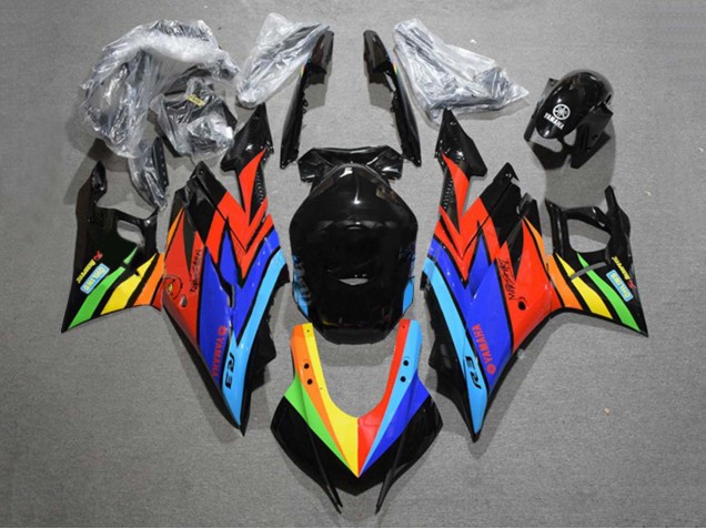 Carenagens Moto Yamaha YZF R3/R25 2019-2021 - Azul Vermelho Verde Amarelo Preto