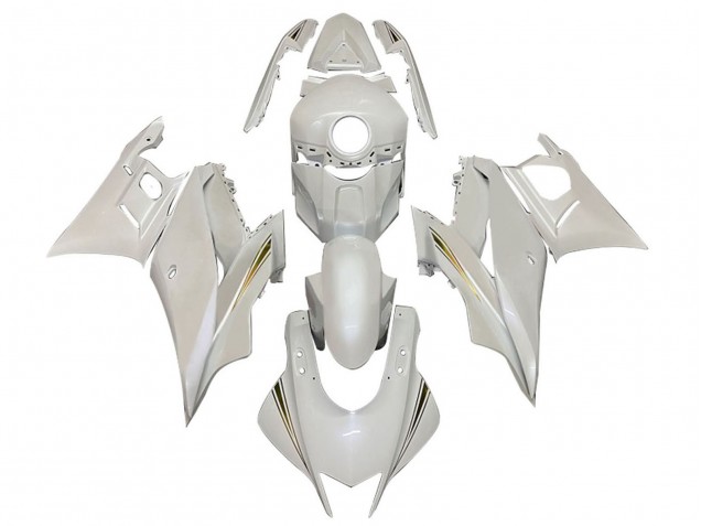 Carenagens Moto Yamaha YZF R3/R25 2019-2021 - Branco Ouro