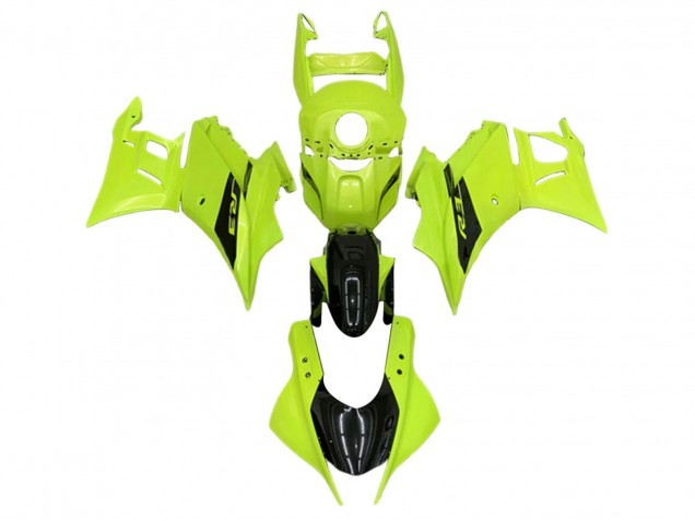 Carenagens Moto Yamaha YZF R3/R25 2019-2021 - Verde Néon Preto