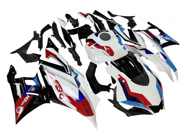 Carenagens Moto Yamaha YZF R3/R25 2019-2021 - Branco Azul Vermelho Preto Brilhante