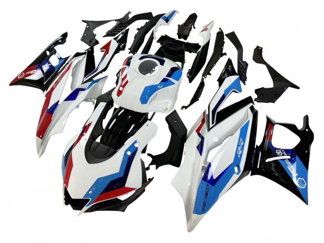 Carenagens Moto Yamaha YZF R3/R25 2019-2021 - Branco Azul Vermelho Preto Brilhante