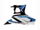 Carenagens Moto Yamaha YZF R3/R25 2019-2021 - Branco Azul Vermelho Preto Brilhante