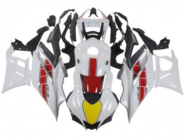 Carenagens Moto Yamaha YZF R3/R25 2019-2021 - Branco Vermelho Amarelo Preto
