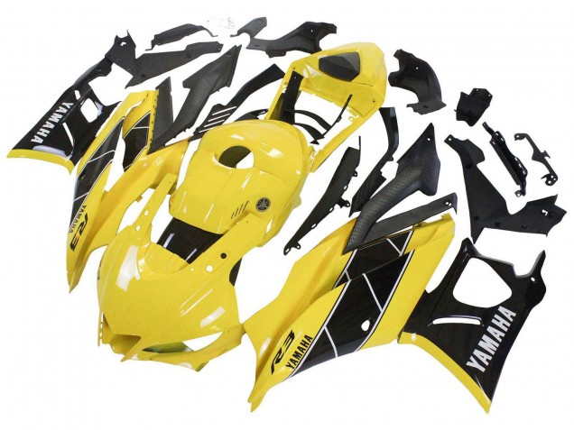 Carenagens Moto Yamaha YZF R3/R25 2019-2021 - Amarelo Preto