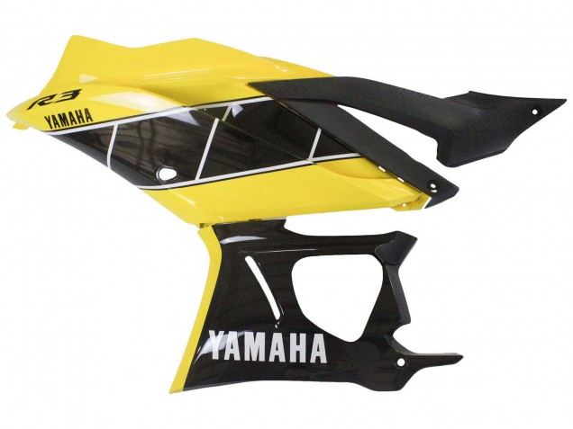 Carenagens Moto Yamaha YZF R3/R25 2019-2021 - Amarelo Preto