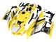 Carenagens Moto Yamaha YZF R3/R25 2019-2021 - Amarelo Branco Preto Listra