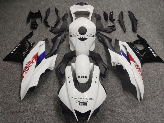 Carenagens Moto Yamaha YZF R3/R25 2022-2024 - Branco Vermelho Azul Preto 1919