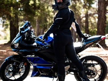 Carenagens Moto Yamaha YZF R3/R25 2022-2024 - Azul Preto Brilhante