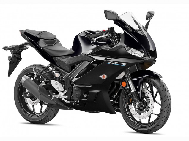 Carenagem Moto Yamaha YZF R3/R25 2022-2024 - Preto Brilhante