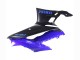 Carenagem Moto Yamaha YZF R3/R25 2022-2024 - Azul Preto Fosco