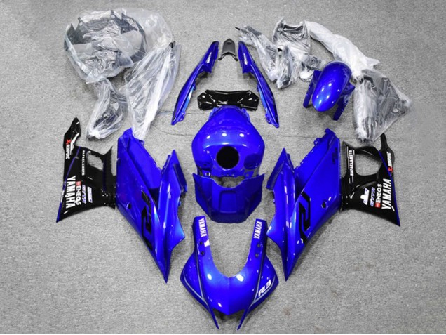 Carenagens Moto Yamaha YZF R3/R25 2022-2024 - Azul Preto ENEOS