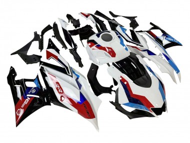 Carenagens Moto Yamaha YZF R3/R25 2022-2024 - Branco Azul Vermelho Preto