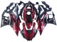 Carenagem Moto Yamaha YZF R3/R25 2022-2024 - Vermelho Branco Preto Brilhante