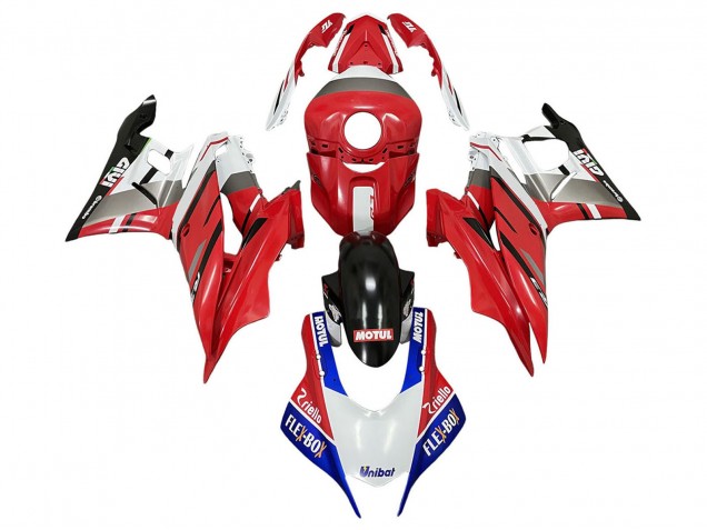 Carenagens Moto Yamaha YZF R3/R25 2022-2024 - Branco Vermelho Azul Preto Motul Flex Box Givi Unubat