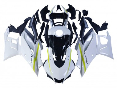 Carenagens Moto Yamaha YZF R3/R25 2022-2024 - Branco Amarelo Preto