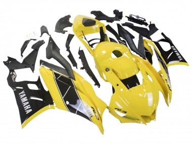 Carenagem Moto Yamaha YZF R3/R25 2022-2024 - Amarelo Preto
