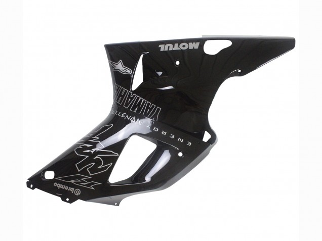 Carenagens Moto Yamaha YZF 1000 R1 2000-2001 - Preto Brilhante Branco Monstro Motul