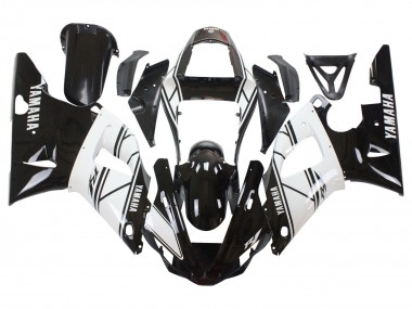 Carenagens Moto Yamaha YZF 1000 R1 2000-2001 - Branco Preto