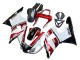 Carenagem Moto Yamaha YZF 1000 R1 2000-2001 - Vermelho Branco Preto Brilhante